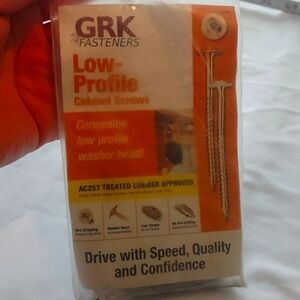 GRK fasteners low profile cabinet screws  sample pack